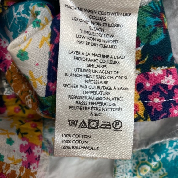 NWT Anthropologie/Pilcro Patchwork Spaghetti Strap Boxy Tank - Picture 12 of 13